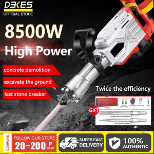 【Best Seller】DEKES Blasting Hammer Chipping Gun 65A 9500W 220V Electric Demolition Hammer Heavy Duty Concrete Breaker Jack Hammer Demolition Drills with Flat Chise Multifunctional Impact Drill Household Professional Concrete Industry Electric Hammer - Lazada