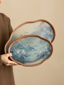 Bộ Trà Nhỏ Đựng Thức Ăn Nhẹ Bằng Thủy Tinh Hình Vuông Đơn Giản Phong Cách Trung Hoa Thủ Công Giá Từ 68-130 Nhân Dân Tệ