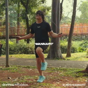 WANNAFIT Skipping Fitcoach | Lompat Tali | Alat Olahraga Rumah