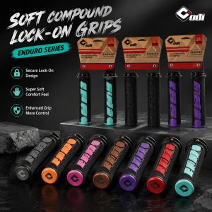 Odi | ODI MTB Grips Non-slip Bike Handlebar Cuff Professional Shock Absorbing Bicycle Handle Bar Cover Grips for BMX Folding Bicycle
