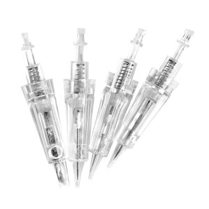 50/100pcs Disposable เข็มสักสําหรับแต่งหน้า Eyebrow Machine Professional เข็มเข็มสักเข็มเคล็ดลับ