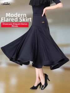 DANBAOLUO | Semi-body Dance Skirt for Waltz Social Dance