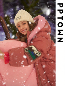PPTOWN | White Duck Down Girls Long Padded Down Jacket