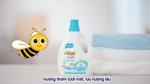 Nước giặt quần áo cho bé NumNim Thái Lan thành phần hữu cơ - An toàn & Dịu nhẹ (Safe & Soft) - 3.1L - Hàng Chính Hãng