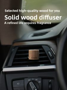 KVS | Walnut Wood Car Vent Aromatherapy Diffuser