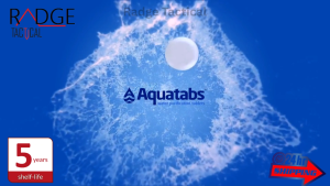 AQUATABS WATER PURIFICATION TABLET (67mg) | Safe Drinking Water Solution | Long Shelf Life Expiry 5 Years