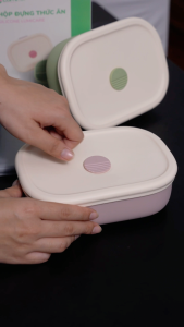 Hộp đựng thức ăn silicone Lumicare