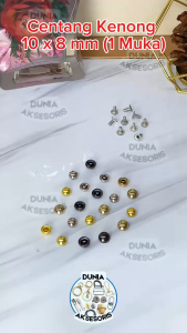 Aksesoris Tas Centang Kenong 10x8 mm: Aksesoris Tas Murah Kancing Kenong