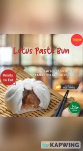 [1 FOR 1] Dim Sum Bundle - Famous Tau Sar Pau (Red Bean Paste) l Salted Egg Bun l Lotus Paste Bun 👍 👍 (6pc per pack)