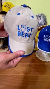 Topi Bayi Last Bear Lucu Laki-Laki & Perempuan Usia 1 Bulan - 4 Tahun Bisa Bordir Nama