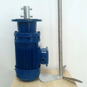 Gray Copper Core Three-Phase Vertical Agitator Planetary Scissors Wheel Reducer Machine Chemical Dosage Stirring Device