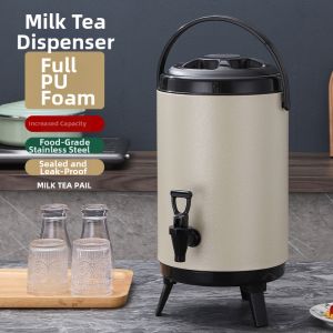 Insulated Water Dispenser With Faucet Stainless Steel Commercial
