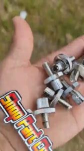 BAUT MUR SETELAN KOPLING ATAS SUDAH CHROME CELUP