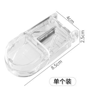 Portable Mini Medicine Box Pill Cutter Durable Plastic Compact Size for Home Use Easy to Carry Early Morning Late Night Dosage Splitter