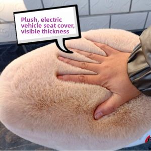 JIFANPAUL | Fluffy Thick Warm Winter Electric Vehicle Seat Cover