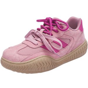 Daphne | Pink Thick Sole Womens Training Shoes Breathable New Summer