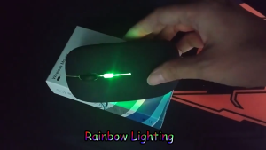 Mouse Bluetooth Rechargeable Led RGB 2.4G Bluetooth 2 In1 Dual Mode Silent Click With Receiver USB