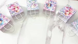 Potdemiel | 108 Pcs Mermaid Party Favors-Mermaid Birthday Gift Bags Temporary Tattoo Mini Notebooks Pens etc Mermaid Birthday Party Favors