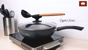 Vantage Crystal V-Fine 30cm Non-Stick Wok with IH(H:9cm/4.7L)