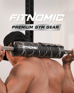 FITNOMIC ปลอกหุ้มแกนบาร์เบลสำหรับรองบ่า ยกหนักอย่างมั่น Barbell Pad (1ชิ้น)