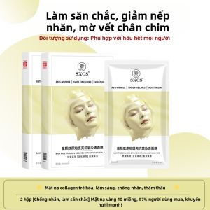 Mặt Nạ Collagen Dưỡng Ẩm Chống Lão Hóa Nâng Cơ Chống Nhăn Cho Da Mặt SXCS 2714 Mặt Nạ Dán Hiệu Quả Cho Da Tươi Trẻ