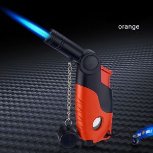 Outdoor Folding Curved Straight Punch Windproof Lighter Igniter Welding Spray Gun Inflatable Lighter