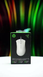 Razer | Razer DeathAdder Essential Gaming Mouse: 6400 DPI Optical Sensor 5 Programmable Buttons Mechanical Switches Rubber Side Grips