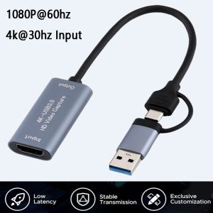 HLINKEY 4K Video Capture Card 1080P 60hz 60fps HDMI-compatible to USB 3.0 for Gaming Streaming Recorder for WindowsPS4SwitchXbox