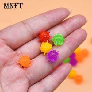 MNFT 25Pcs/Box Ball Beads TPE Soft Lure Floating 10mm 0.6g Artificial Fishing Bait Corn Taste Fishing Lures for Trout Bass