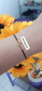 Gelang Tali Gold Batu Hitam Kupu 02gram Semar Nusantara