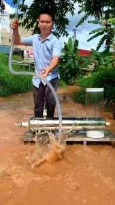 Máy lọc nước UF Lõi Lọc PVDF lọc nước đầu nguồn lọc nước sinh hoạt nước máy công suất 5000L/giờ