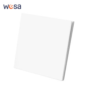 Skin Sensation Flame Retardant Button Light Switch Wall Rocker Switch EU Standard Classic 1 Gang 1 Way Spray Plastic Panel AC