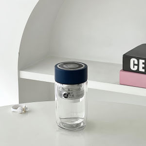 Mini Portable Double-layer High Borosilicate Heat-resistant Glass Cup 180ml