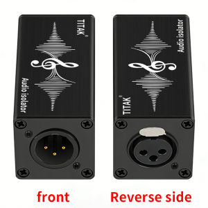 1Pcs Single Channel XLR Balanced Audio Isolator Hum Eliminator Noise Canceller for Live Broadcast Studio Home Theater Sound