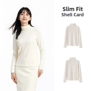Semir | Comfortable Pure Color Heating Half-neck Shirt