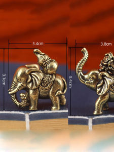 Đồ Trang Trí Bàn Làm Việc Hình Voi Bằng Đồng Thủ Công Cổ Điển Đồ Trang Trí Bàn Trà May Mắn Và Hạnh Phúc Đồ Trang Trí Nhà Cửa