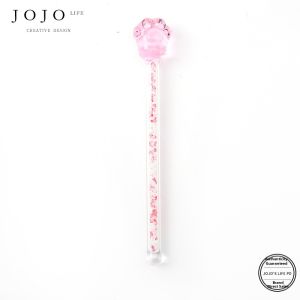 Cute Pink Glass Stirrer
