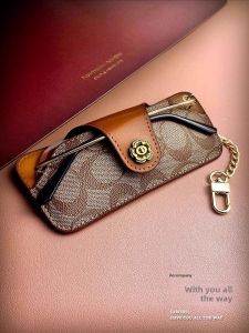 Ladies Fashionable Portable Retro Sunglasses Case Eye Protection Cover Mens Sun Glasses Bag Neat Eye Wear Accessory