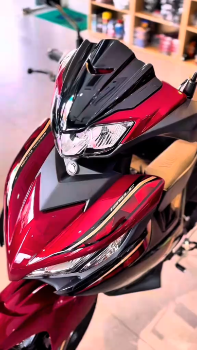 AIKKA Y5123 Red Titan | Yamaha LC135 Series 2K Paint Car Motor Titan Merah Cat Bancuh Motorbike DIY