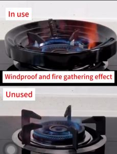 Harvey G1pc Non Slip Gas Stove Windproof Cover Kitchen Stove Rack Gas Stove Windshield