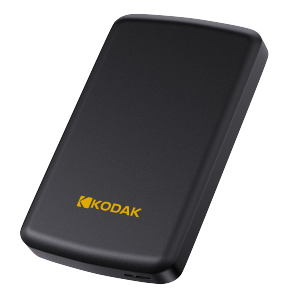 Kodak | Kodak Portable External Hard Drive P150 500GB/1TB USB 3.0 External Hard Drive for Secure Storage and Backup Portable Storage