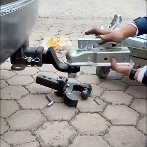 hot Trailer Hitch Coupler Ball Diameter: 2 inches Channel Size: 2 inches Capacity 3500lbs Zinc Pl