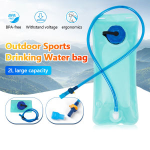 2L Bicycle Cycling Camping Hiking Outdoor Sports Mouth Water Bladder Bag Pack Hydration Backpack Bag Blue