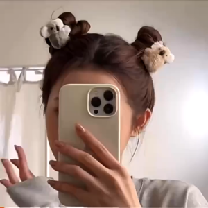 Klip Rambut Koala Comel 🐨 Plush Hair Clip Cute Koala Design Aksesori Rambut Fluffy Claw Clip Ringan ✨