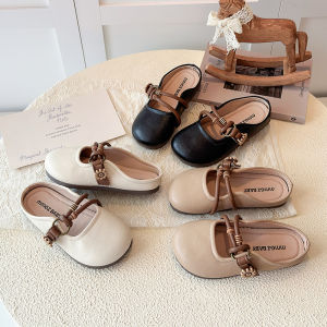 Fashionable Summer Half Slippers for Girls Anti-Slip Soft Soled