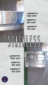 304 Stainless Steel 120 cm Wall Hanging Kitchen Cabinet Rust proof Waterproof Heavy Duty Commercial