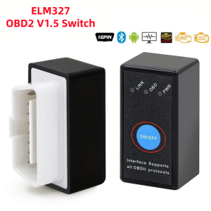 ELM327 V1.5 Bluetooth With No/Off Switch OBD2 Code Reader OBD2 Scanner for IOS/Android ELM327V2.1 Auto Scan Tool Diagnostic Tool