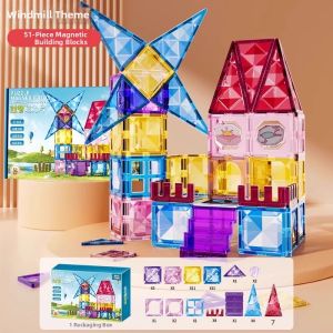 TEMiTANGMI | Educational Magnetic Tile Building Set for Children