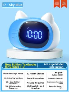 QITE | AI Interactive Learning Robot Clock for Students Education & Time Management