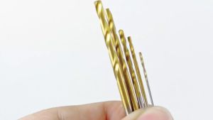 Mata Bor 1mm - 3.5mm Titanium Gold HSS 5pcs
